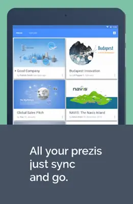 Prezi android App screenshot 4