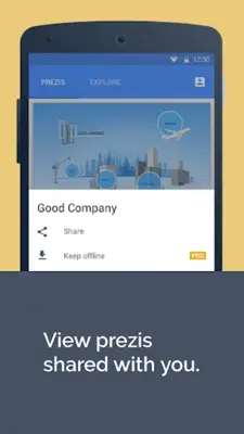 Prezi android App screenshot 7